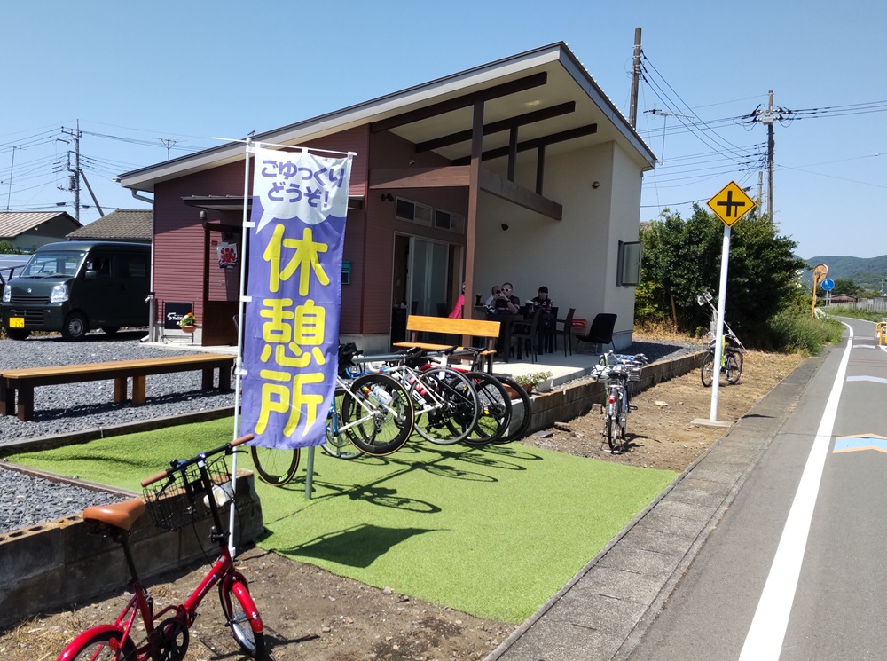 サイクリングロードに隣接するTuZKu＝桜川市真壁町桜井