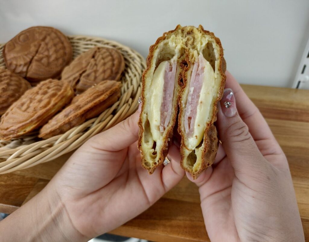 たい焼きのハムチーズ