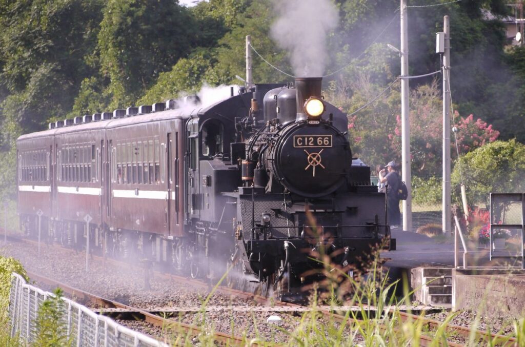 真岡鉄道のSLもおか号（資料写真）