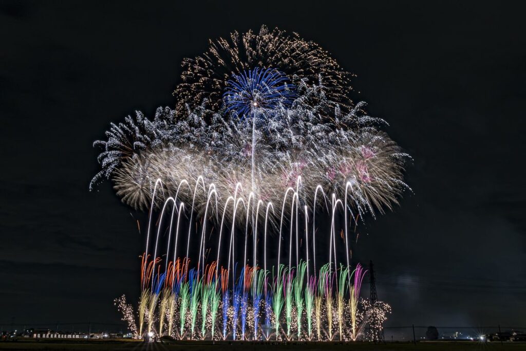 昨年の「ちくせい花火大会」より（筑西市提供）