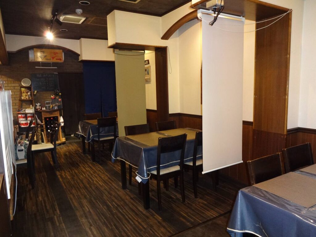 「Trattoria Ryou59」の店内=筑西市丙