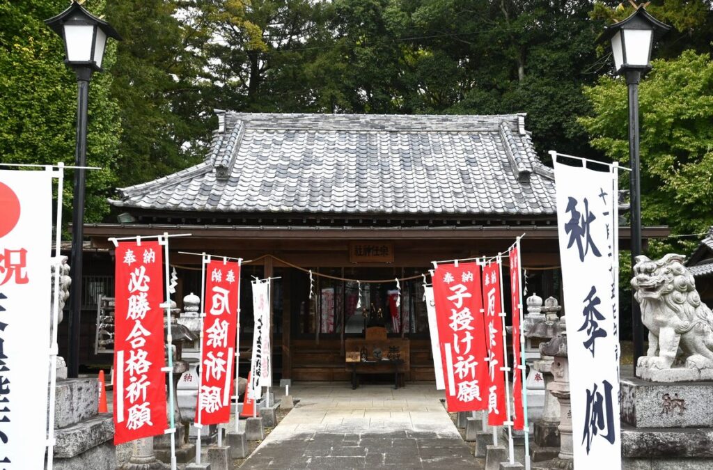 宗任神社の本殿＝下妻市本宗道