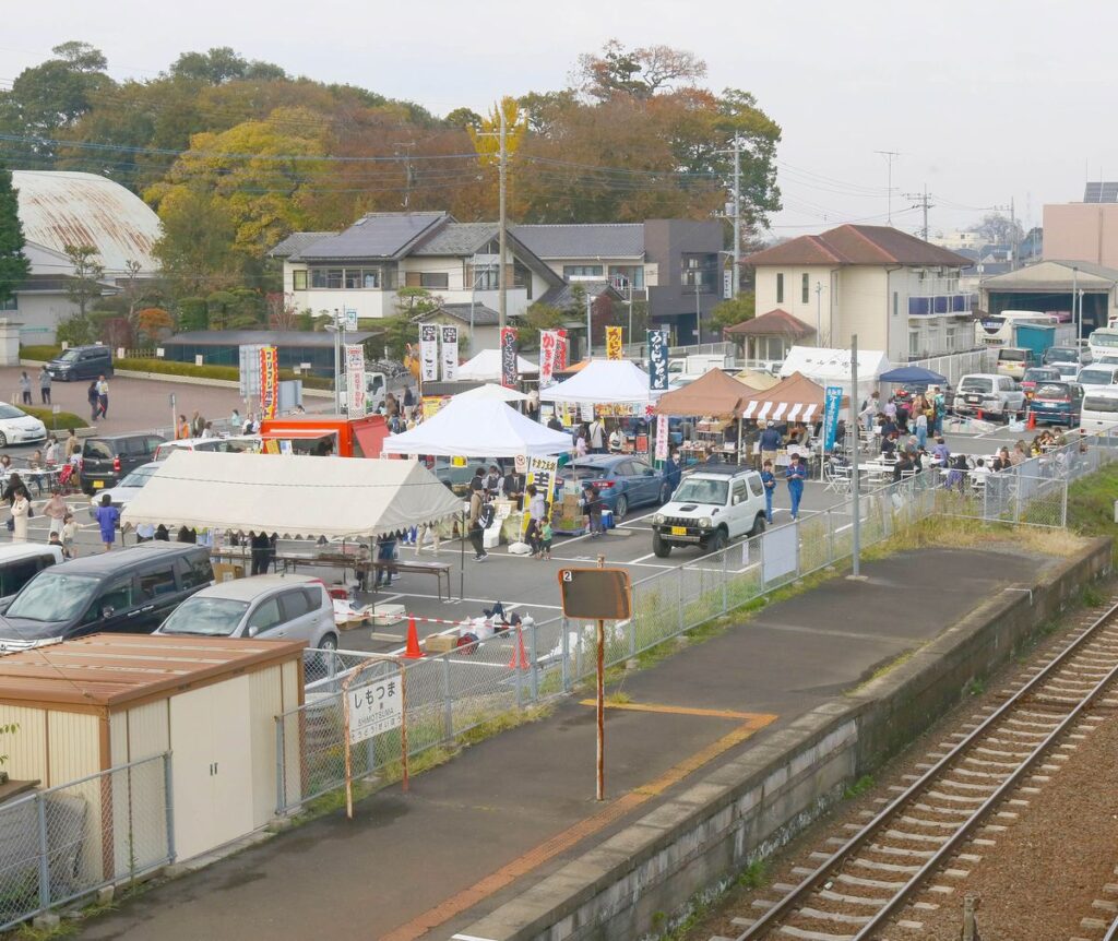 昨年のイベントのようす（関東鉄道提供）