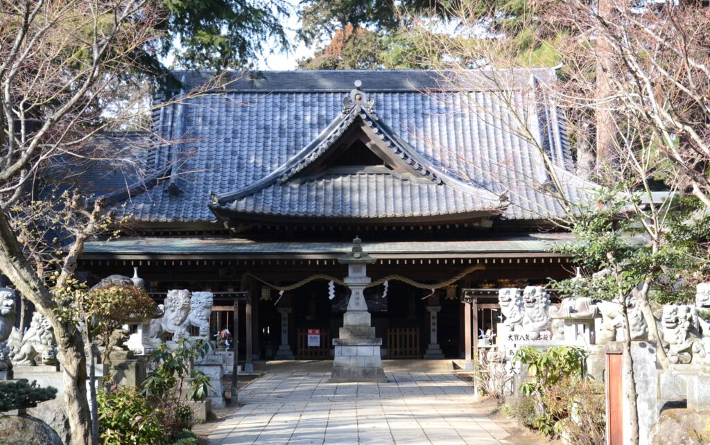 大宝八幡宮＝下妻市大宝