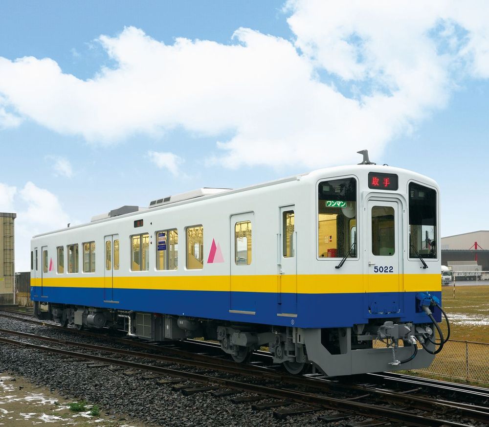 関東鉄道の車両（関鉄提供）