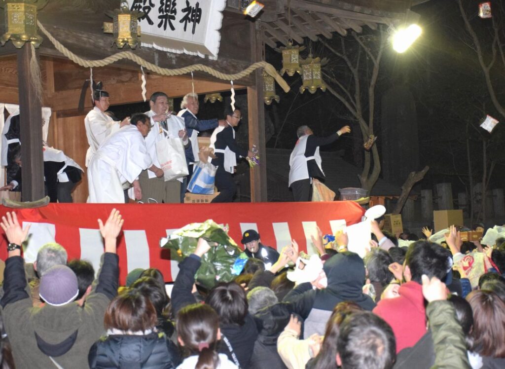 2019年の大宝八幡宮節分祭