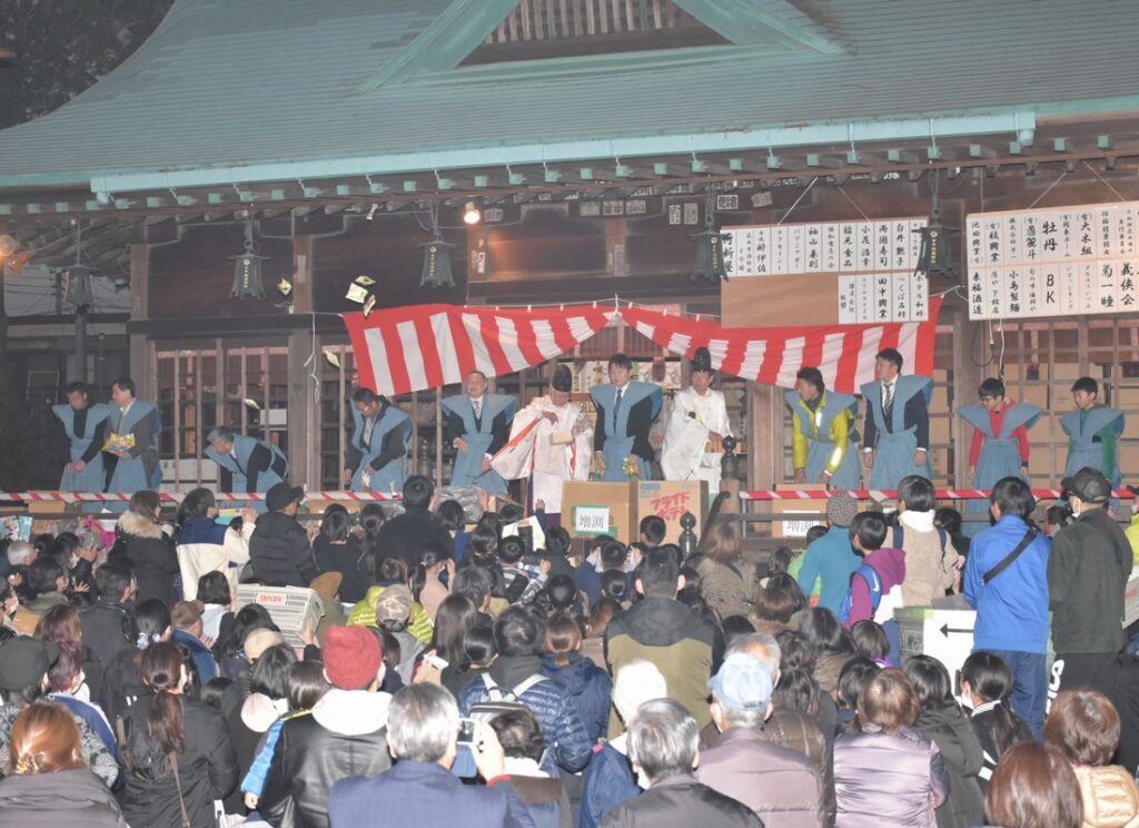 2020年の下館羽黒神社節分祭