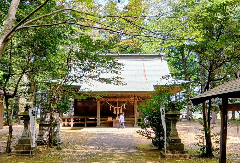 御朱印の種類が多く人気の東蕗田天満宮=八千代町東蕗田