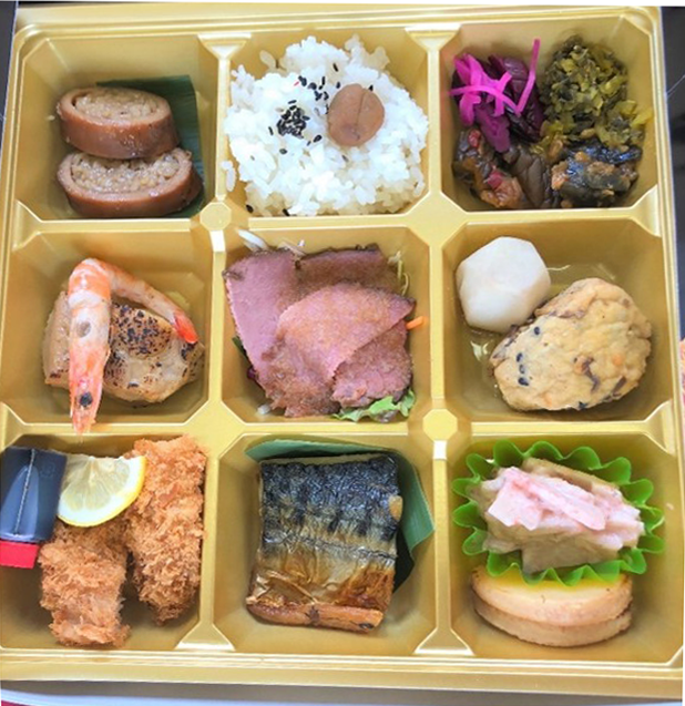 おつまみ弁当のイメージ(関東鉄道提供)