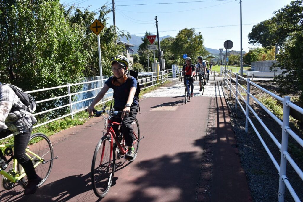 つくば霞ケ浦りんりんロード＝桜川市内