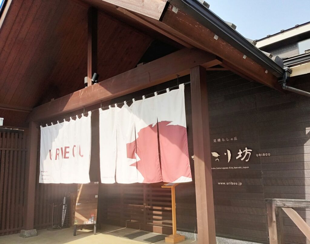 「見晴らしの丘　真壁　うり坊」のエントランス＝桜川市真壁町桜井