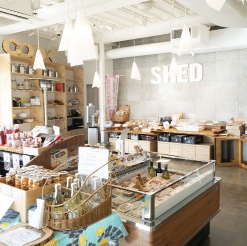 特製ランチボックスを提供する「レストランSHED(シェド)=境町