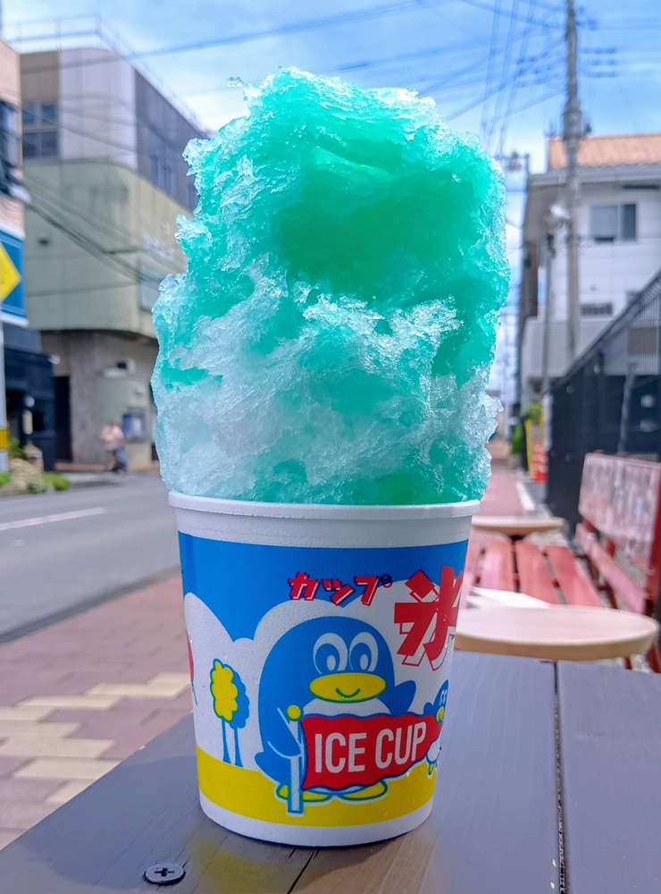 エメラルドパインのかき氷