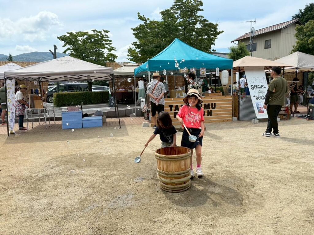 2025年7月27日に開催した「まかべ涼市」(THE DAY実行委員会提供