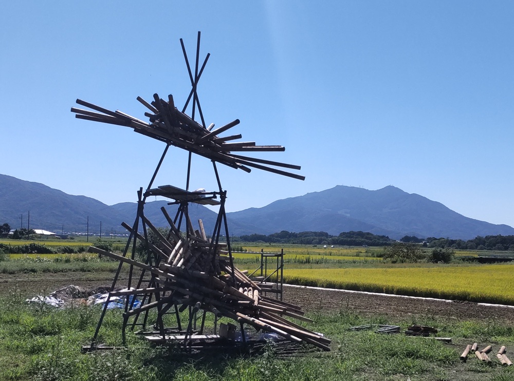 前回（2022年）作品「筑波嶺の産土神の御座」
