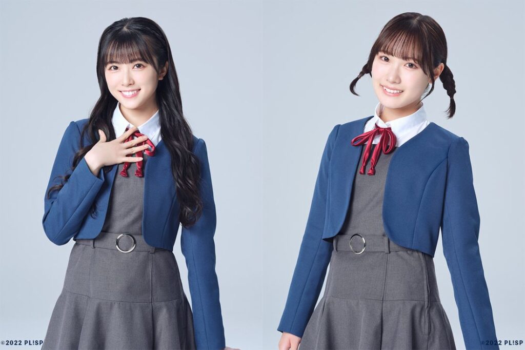 左から結那さん、坂倉花さん（茨城県販売戦略課提供）