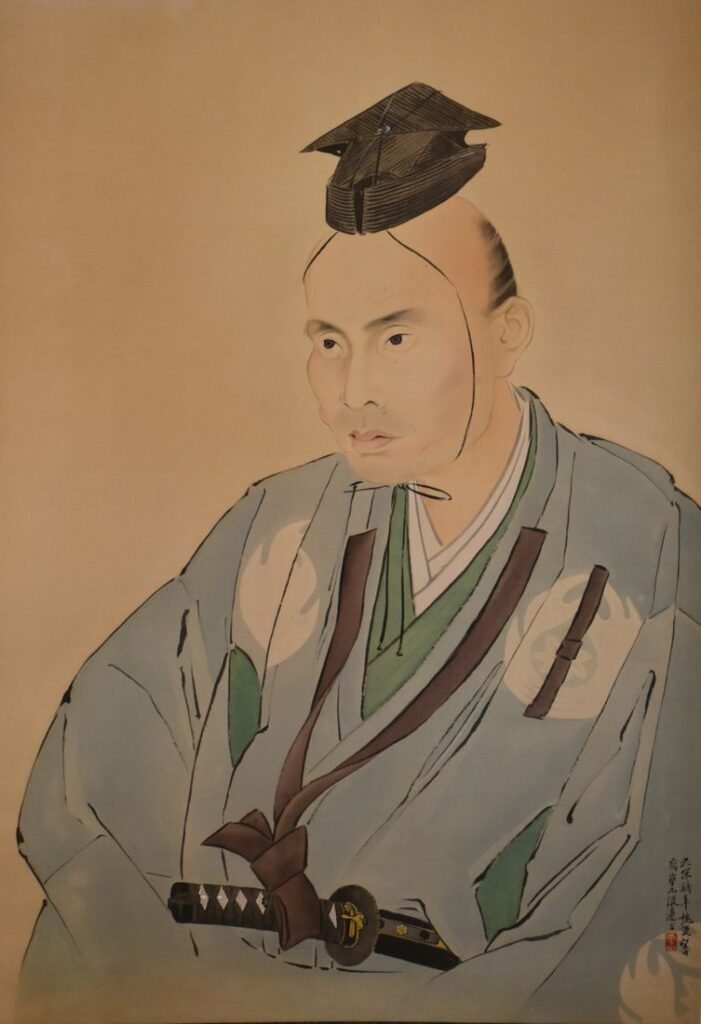 渡辺崋山筆「鷹見泉石像」(レプリカ)
