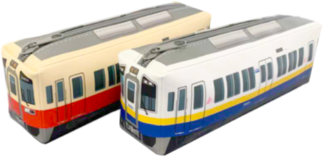 関東鉄道の列車型マルチケース（関東鉄道提供）