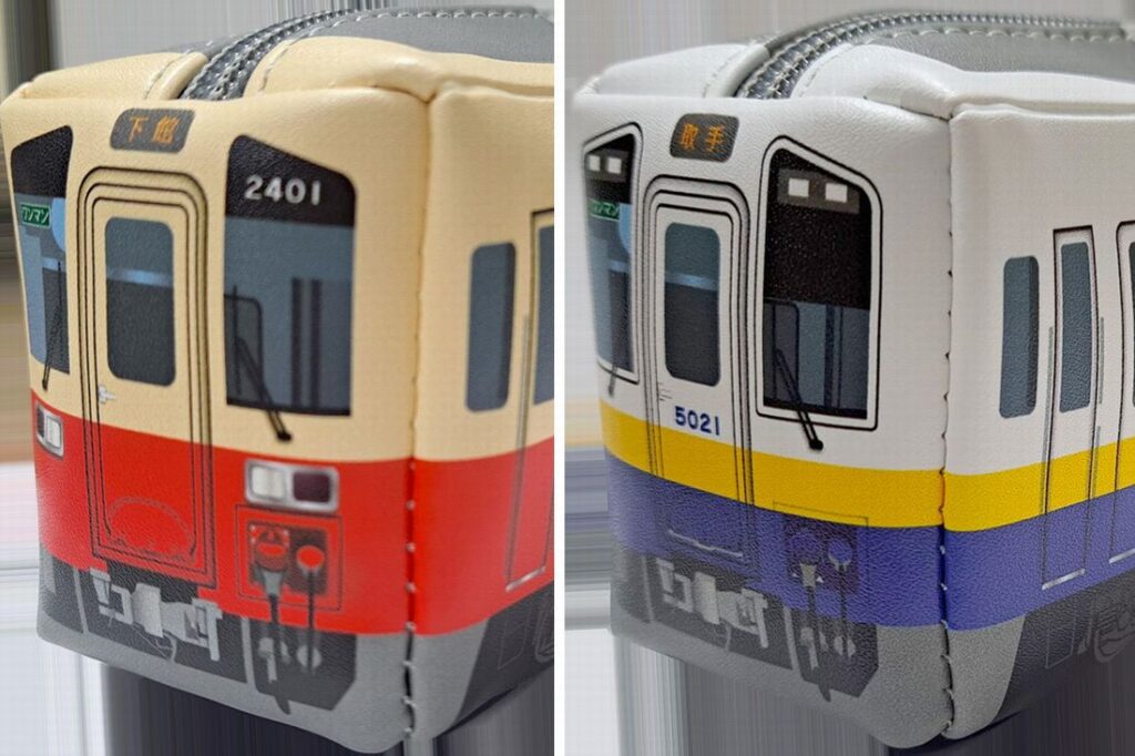 関東鉄道の列車型マルチケース（関東鉄道提供）
