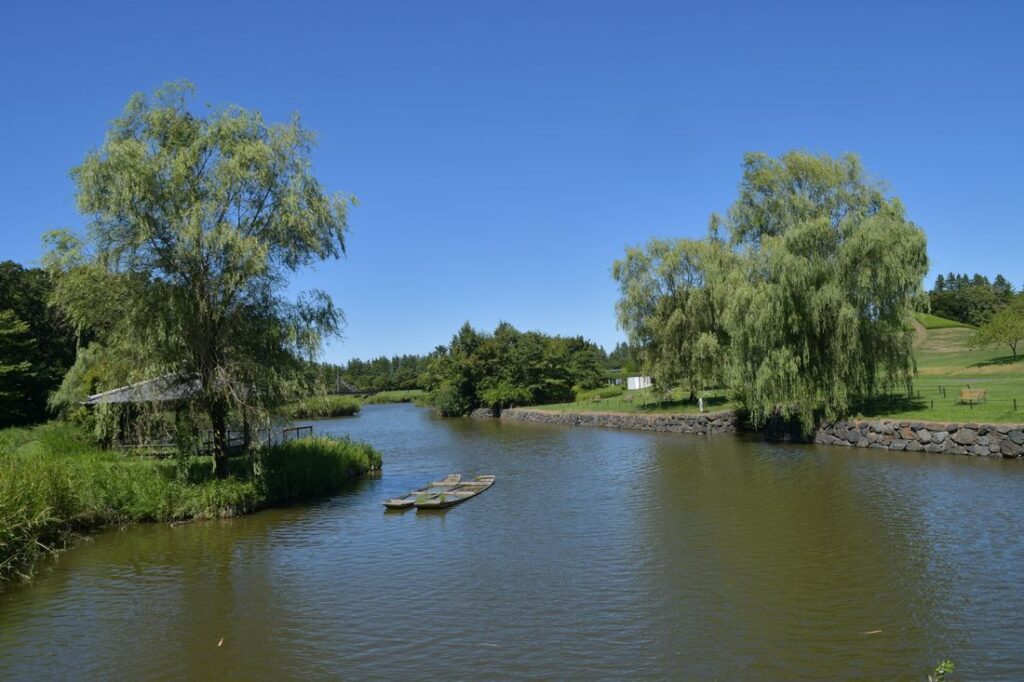 水辺など豊かな自然に恵まれた古河公方公園