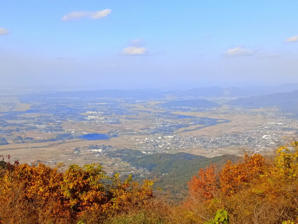 御幸ケ原から桜川市方面を望みます