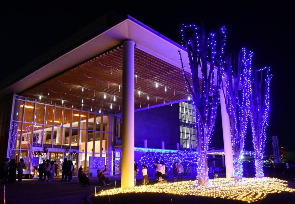 昨年のイルミネーション（八千代町提供）