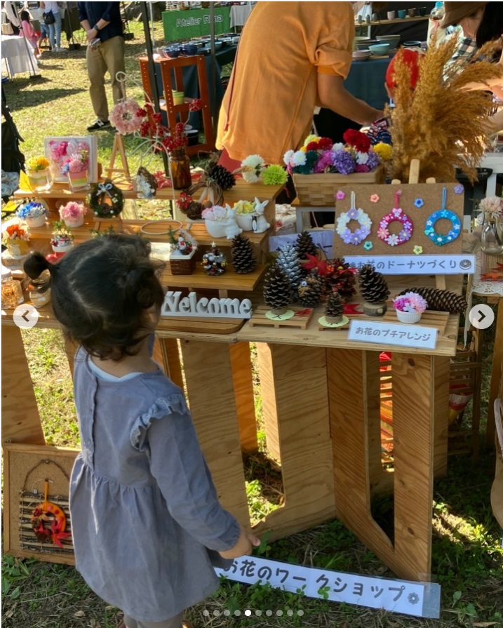 昨年のワークショップ(陽だまりマルシェ提供)