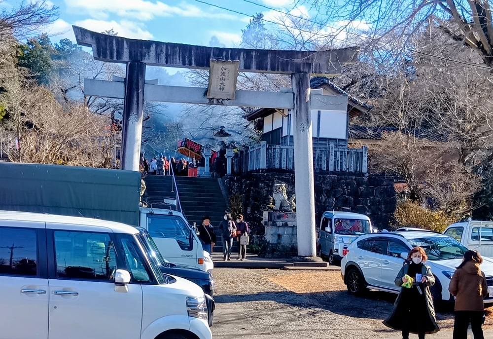 加波山三枝祇神社本宮＝桜川市真壁町長岡