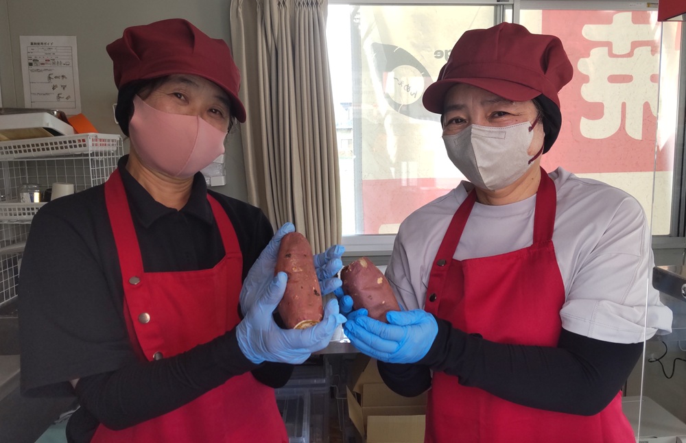 1年間熟成させた「紅はるか」の焼き芋