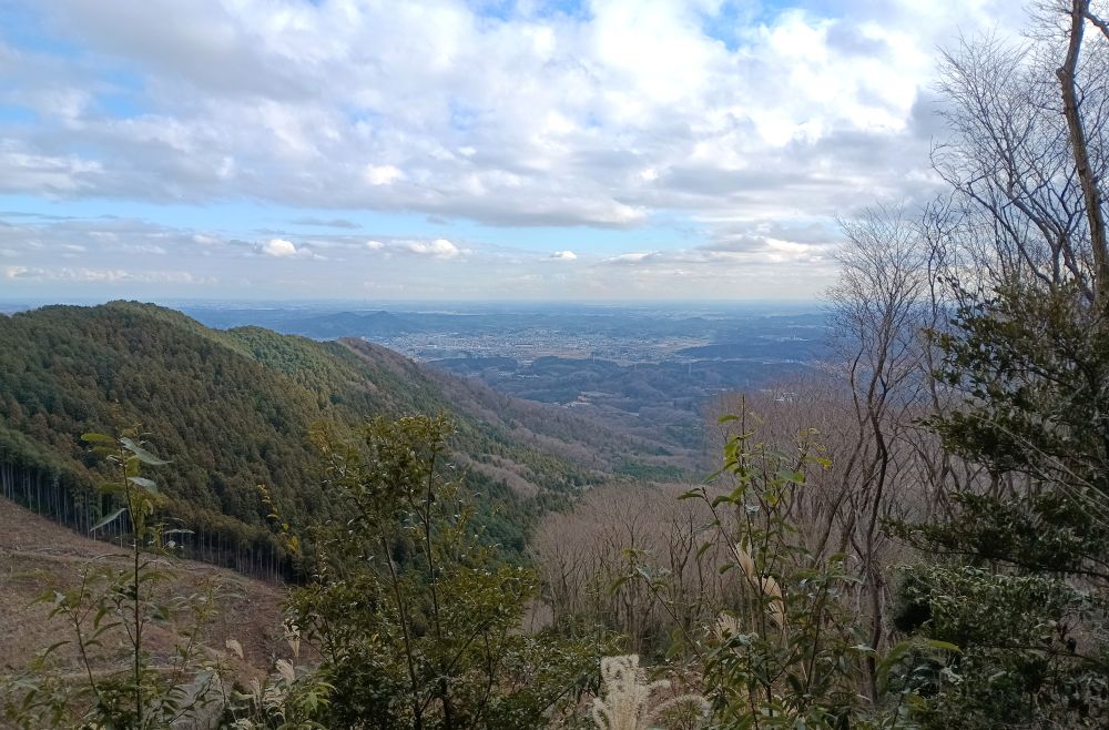 仏頂山山頂下からの眺望