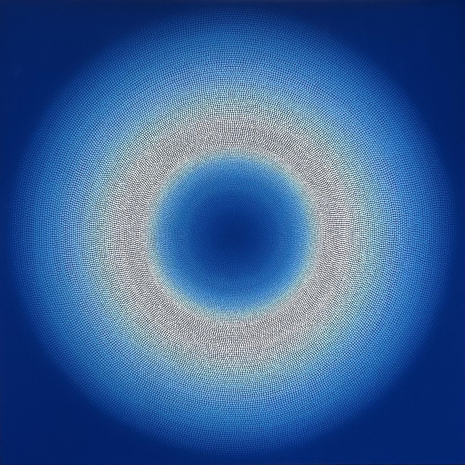 GOMAさんの近作ひかり（2021）＝しもだて美術館提供