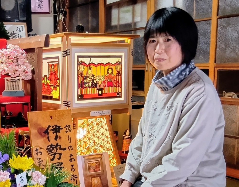 伊勢屋旅館女将の田中良枝さん