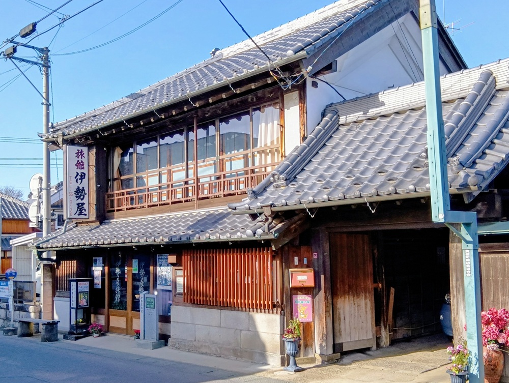 伊勢屋旅館＝桜川市真壁町真壁