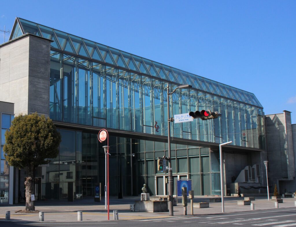 メイン会場のしもだて地域交流センターアルテリオ＝筑西市丙