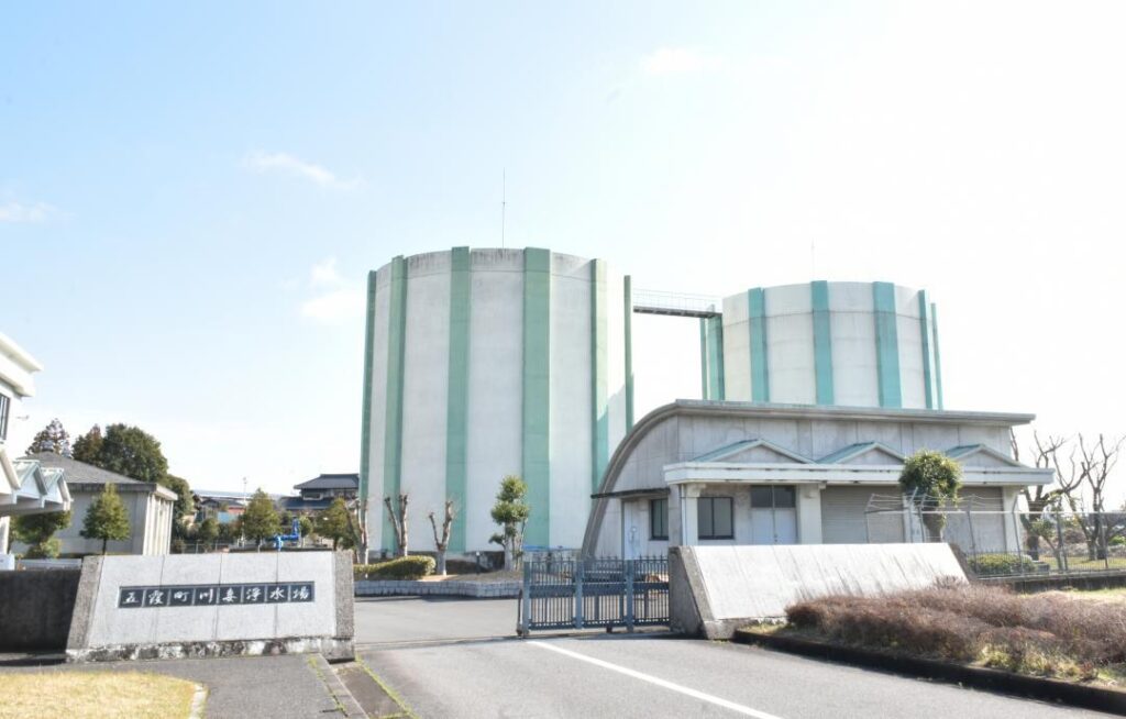 2027年4月までに休止する五霞町川妻浄水場=同町川妻