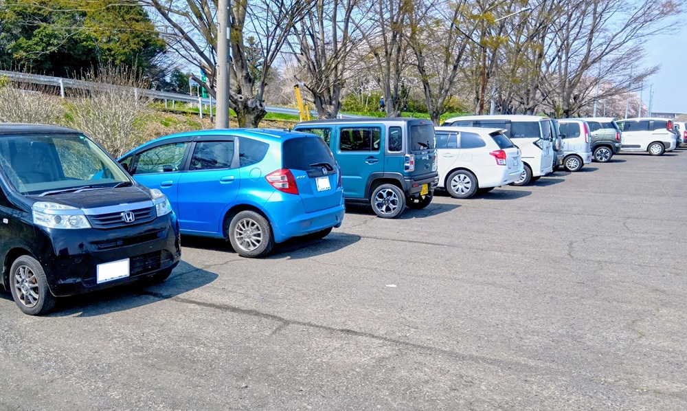 勤行緑地駐車場=筑西市中館
