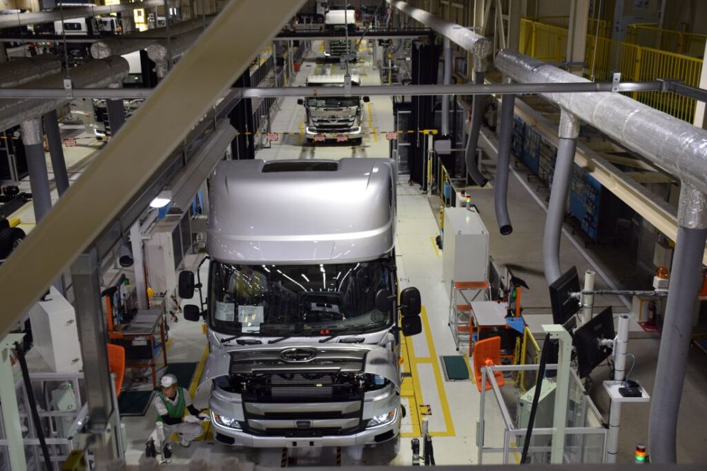 日野自動車古河工場＝古河市名崎