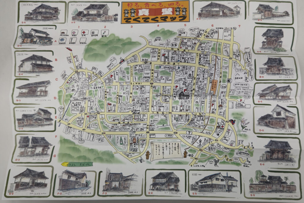 源さんが描き上げた「ディスカバーまかべいらすとMAP」