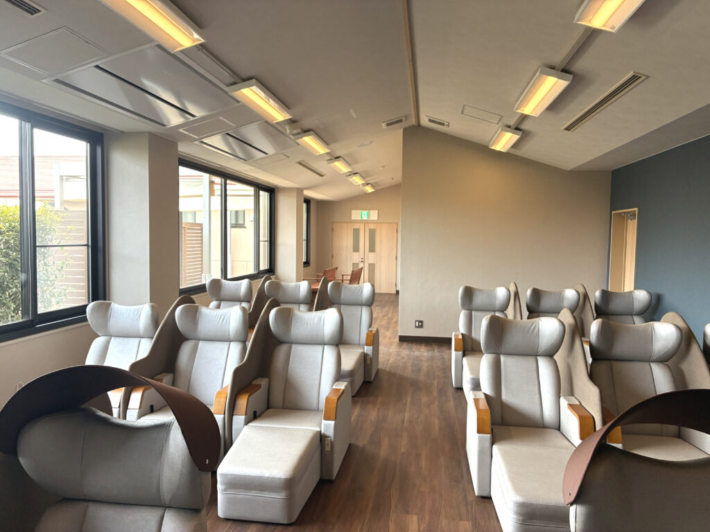 リニューアルオープンする八千代グリーンビレッジ憩遊館「やちよ乃湯」のリラックスルーム（八千代町提供）