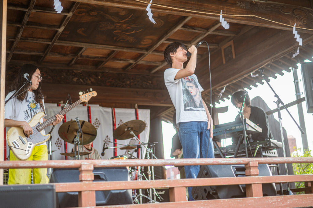 過去のイベントでの神楽殿ステージ((一社)MUSUBITO・㈱TMO結城 提供)