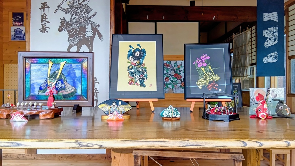 建物内に展示されている作品
