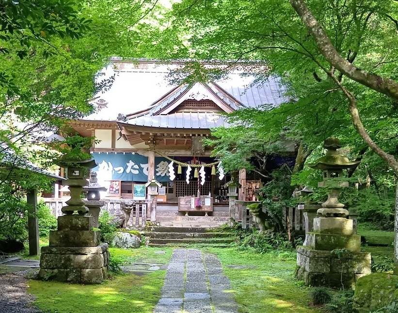 五所駒瀧神社=桜川市真壁町山尾